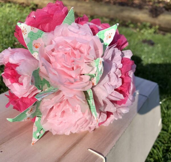 Bouquet rose vif