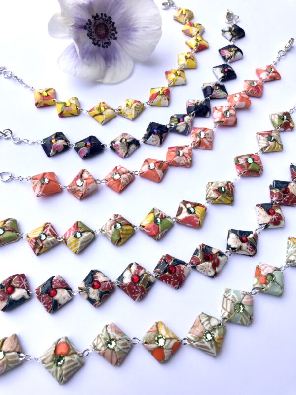 Bracelet de perles plates