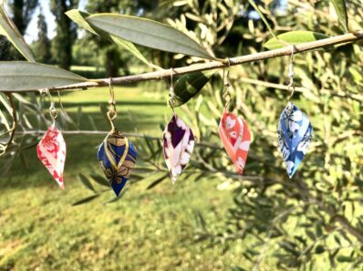 Boucles d'oreilles petites feuilles