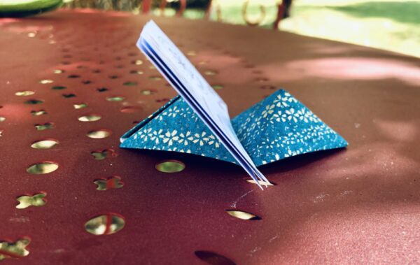 Porte carte en origami 3
