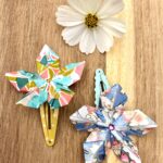 Barrettes en origami