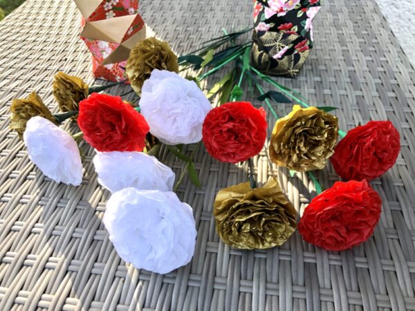 Bouquet d'oeillets de Noel 2