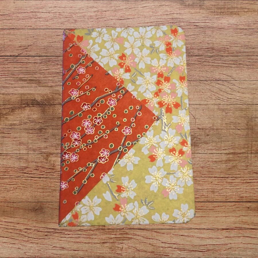 petit carnet décoré orange
