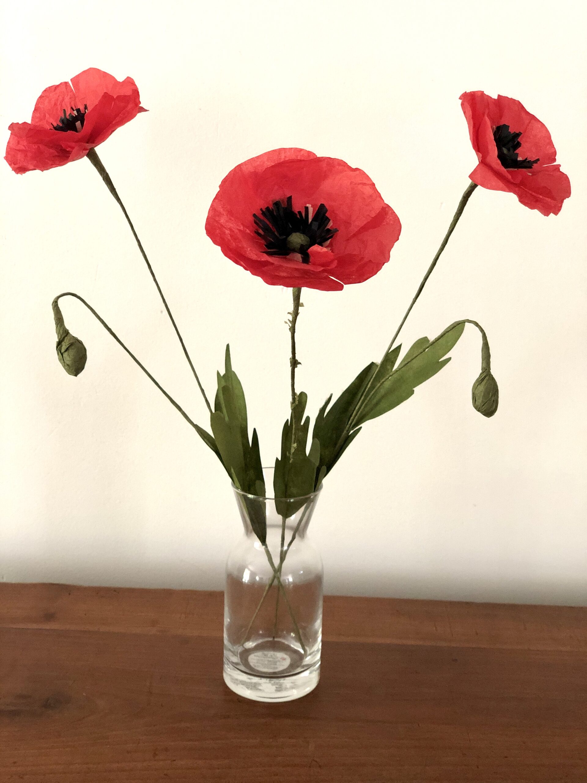 Fleurs en papier : tutoriel pour réaliser un bouquet de pavots en