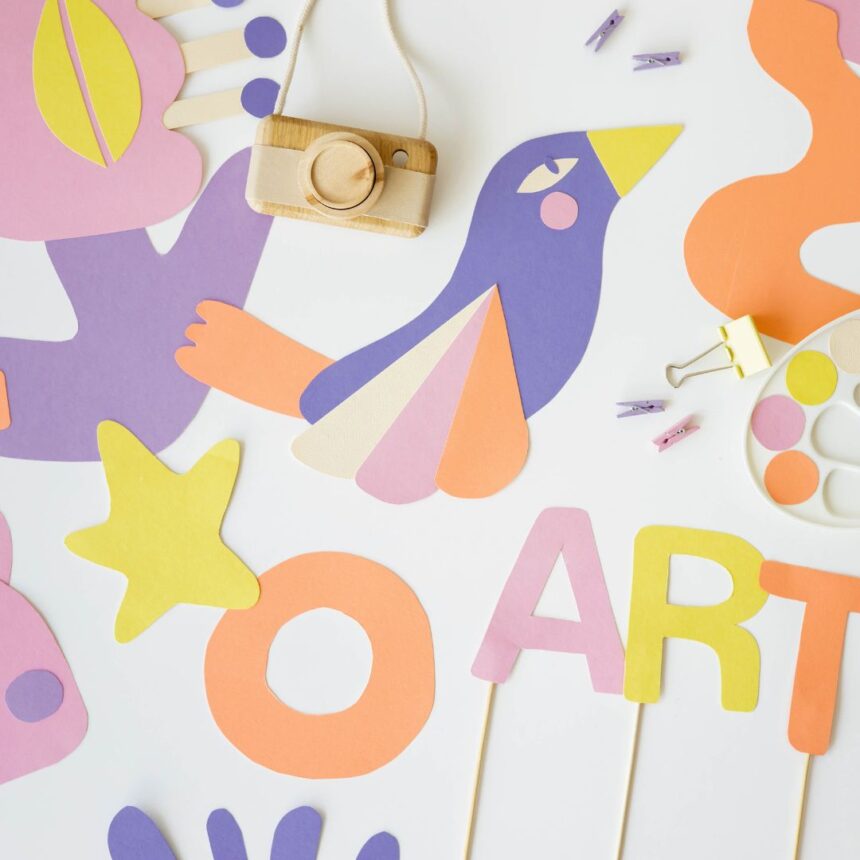 Oeuvre d'art en papier