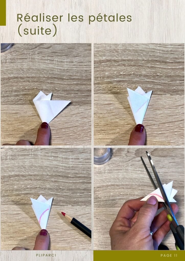 Tutoriel fleur à 5 pétales