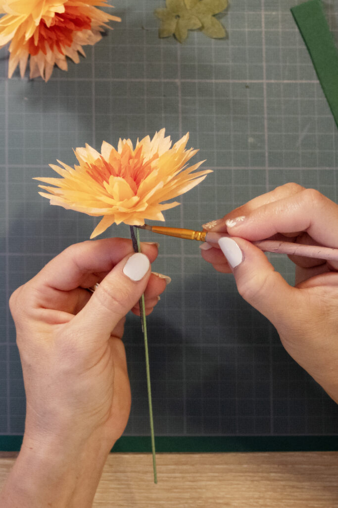fabrication fleur de papier