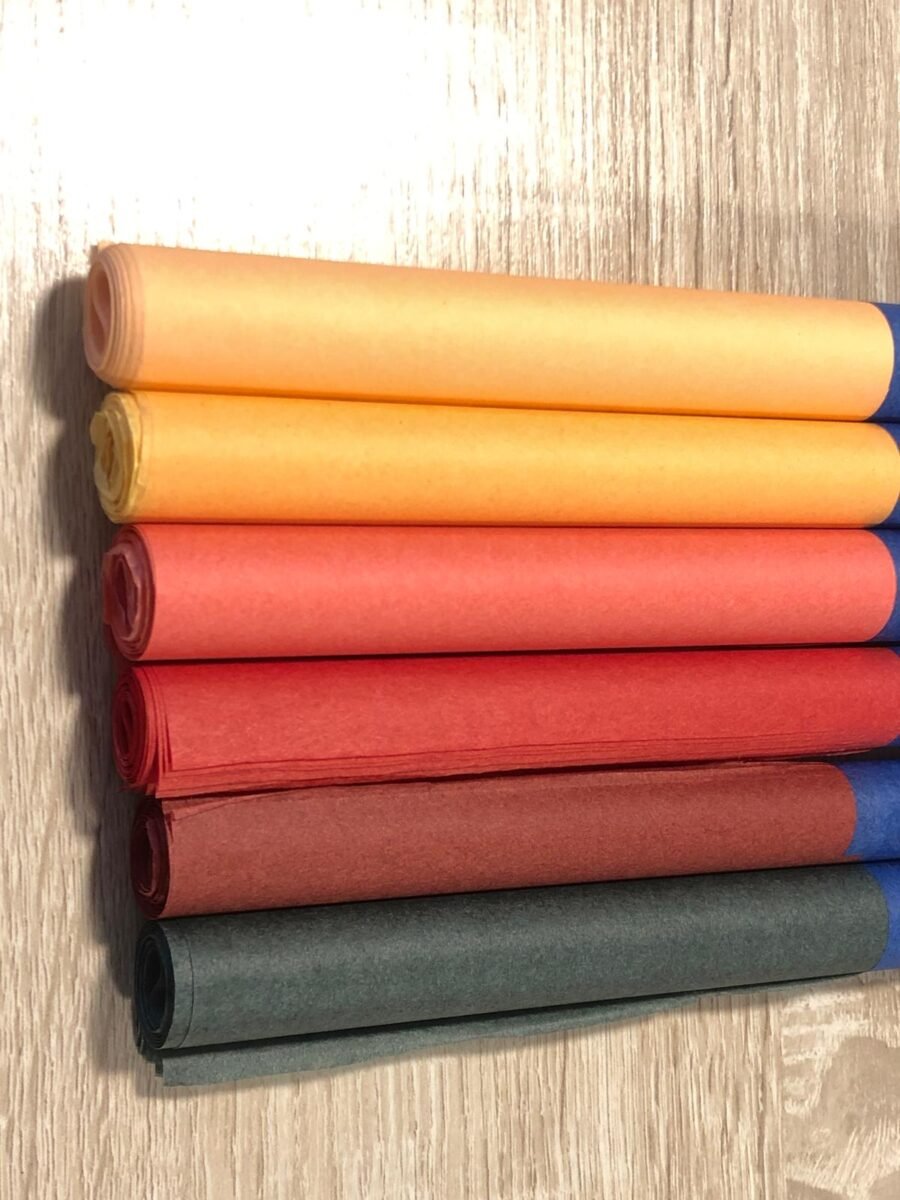 lot de papier de soie dahlia